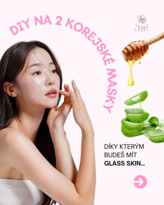 ✨ Chceš rozjasněnou, hydratovanou a klidnou pleť bez zbytečné chemie? Glass skin jako od korejek. Vyzkoušej tyhle DIY...