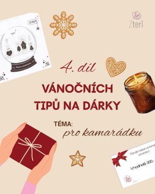 🎁 Hledáš ten nejvhodnější dárek pro svou kamarádku? V dnešním díle vánočních tipů ti ukážeme tři dárky, které jí zaručeně...