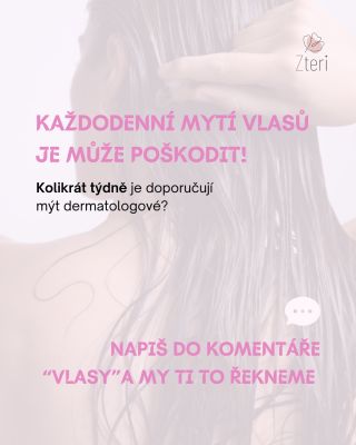 Mytí vlasů každý den může znít jako čistota, ale pro pokožku hlavy to často znamená pravý opak 🙈 Příliš časté mytí...